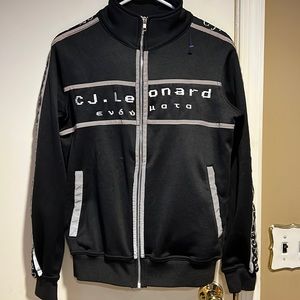 CJ Leonard black sweat out fit